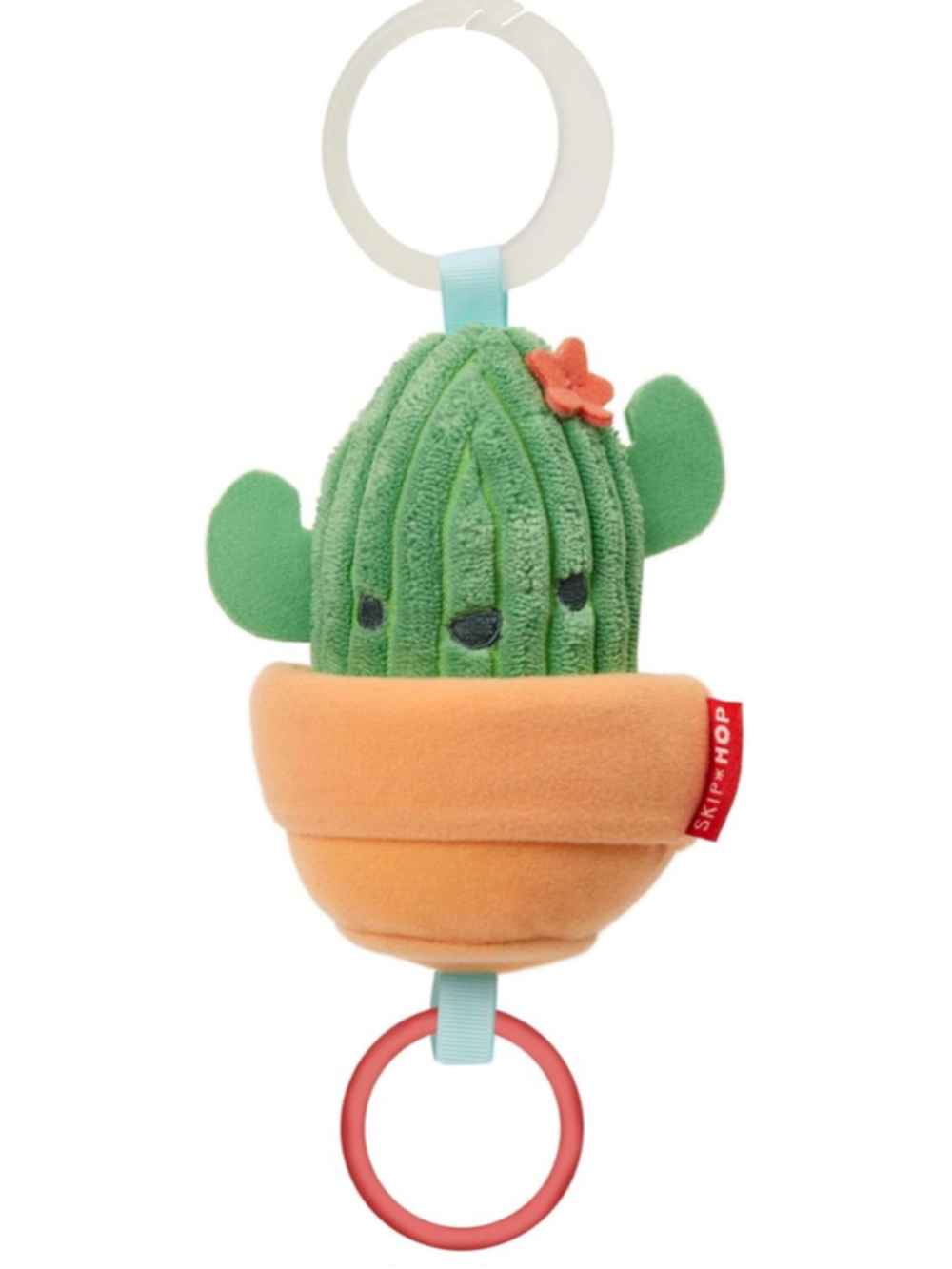 NWT Skip Hop Baby Stroller Toy, Farmstand Grow & Play Jitter, Cactus